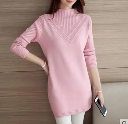 Loose Fit Medium Long Thick Knit Pullover