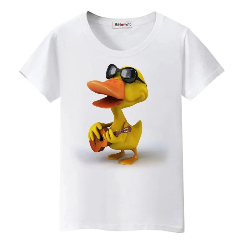 New style cool Little yellow duck 3D T Shirt