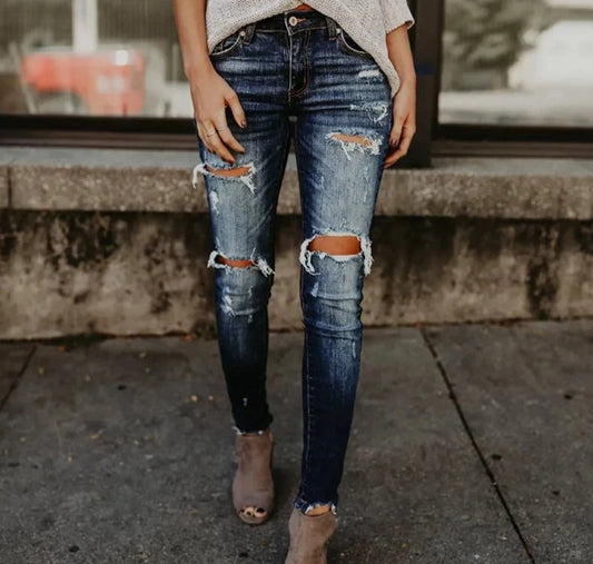 Ripped Jeans Cool Denim