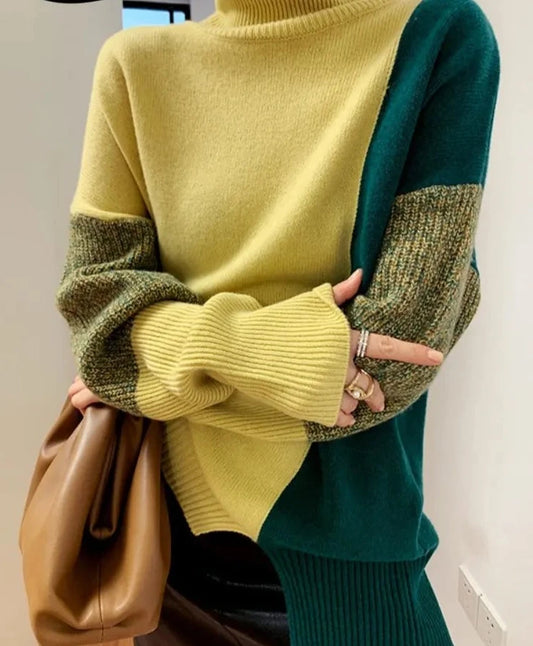 Turtleneck Loose Sweater Pullover